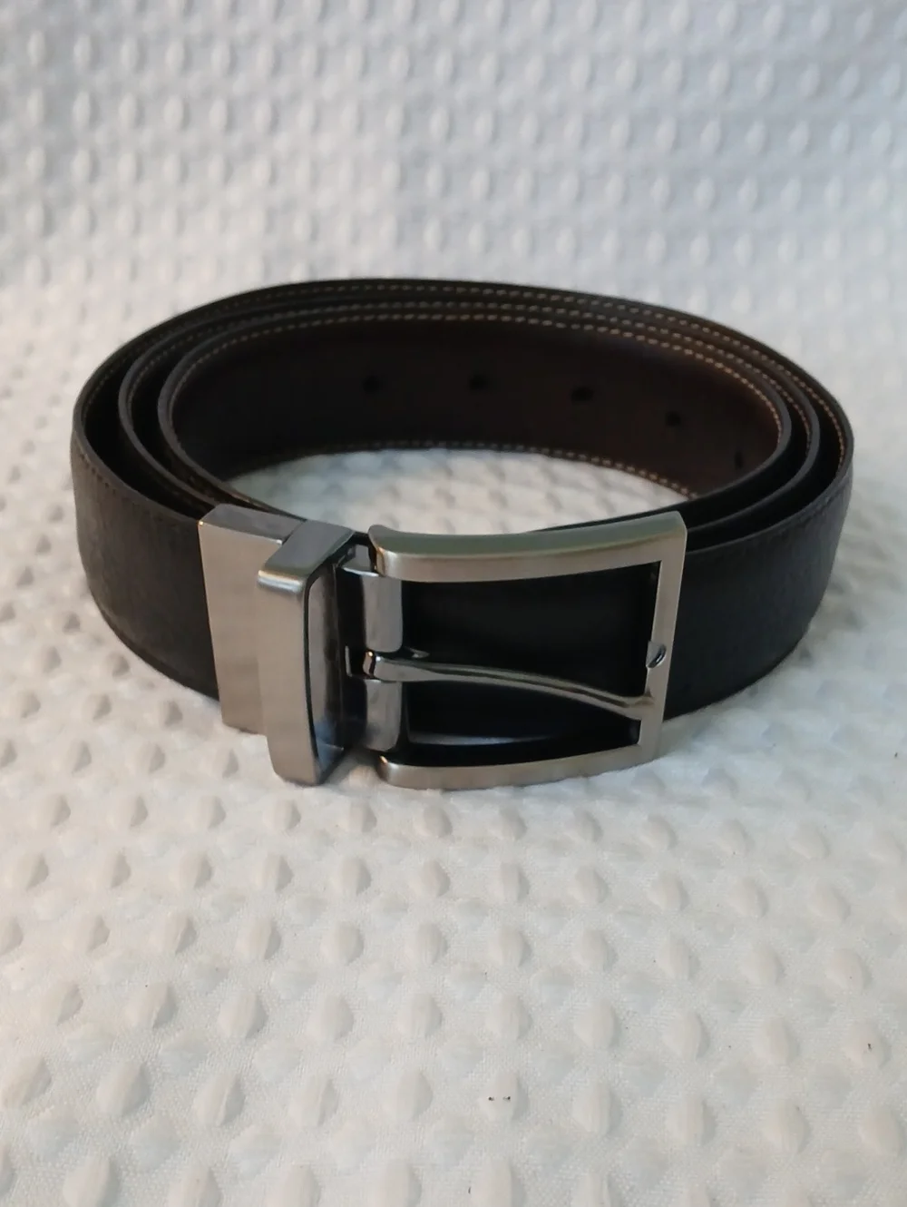 Kirkland Men's Reversible Italian Leather Belt Brown/Black Belt 40/24